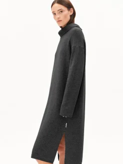 ARMEDANGELS Damen Strickkleid aus Wolle - Aradiaa in anthrazit