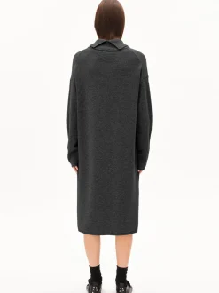 ARMEDANGELS Damen Strickkleid aus Wolle - Aradiaa in anthrazit