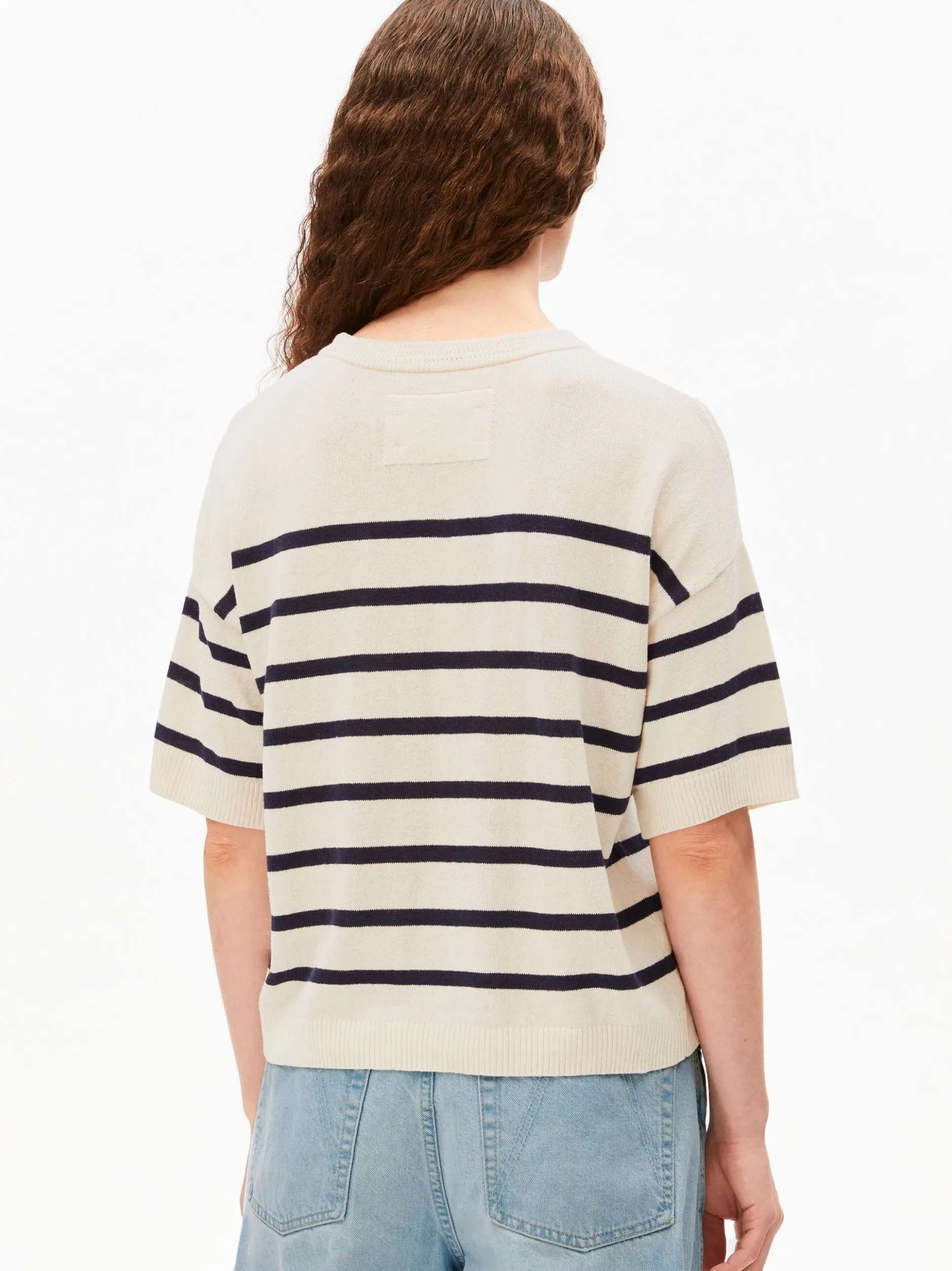 ARMEDANGELS Damen Strickshirt in beige marine