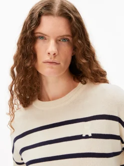 ARMEDANGELS Damen Strickshirt in beige marine