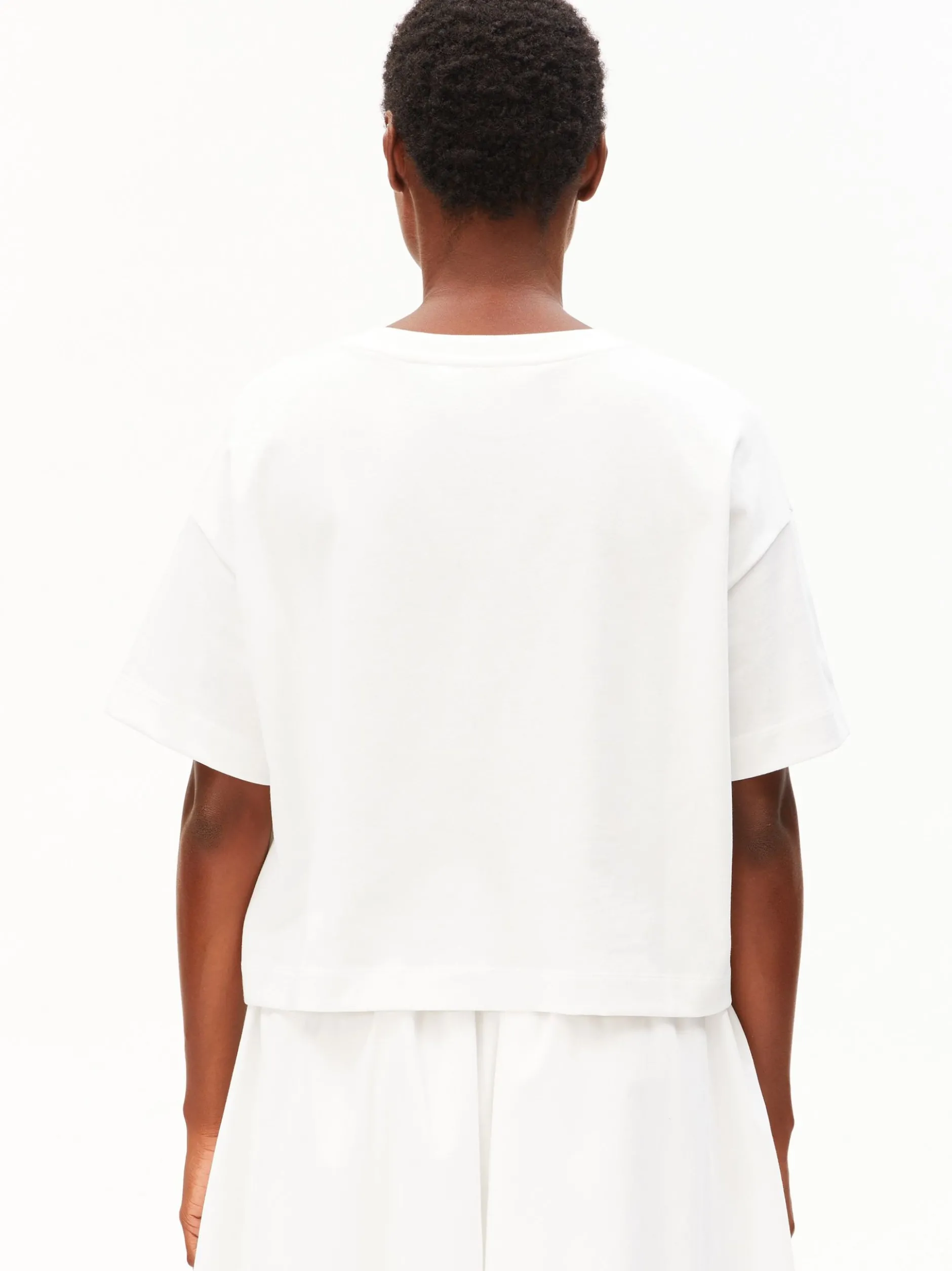 ARMEDANGELS Damen T-Shirt - Albertaraa in weiß