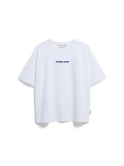 ARMEDANGELS Damen T-Shirt - Giannaa Chaange in weiß blau