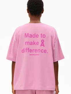 ARMEDANGELS Damen T-Shirt - Giannaa Difference in altrosa