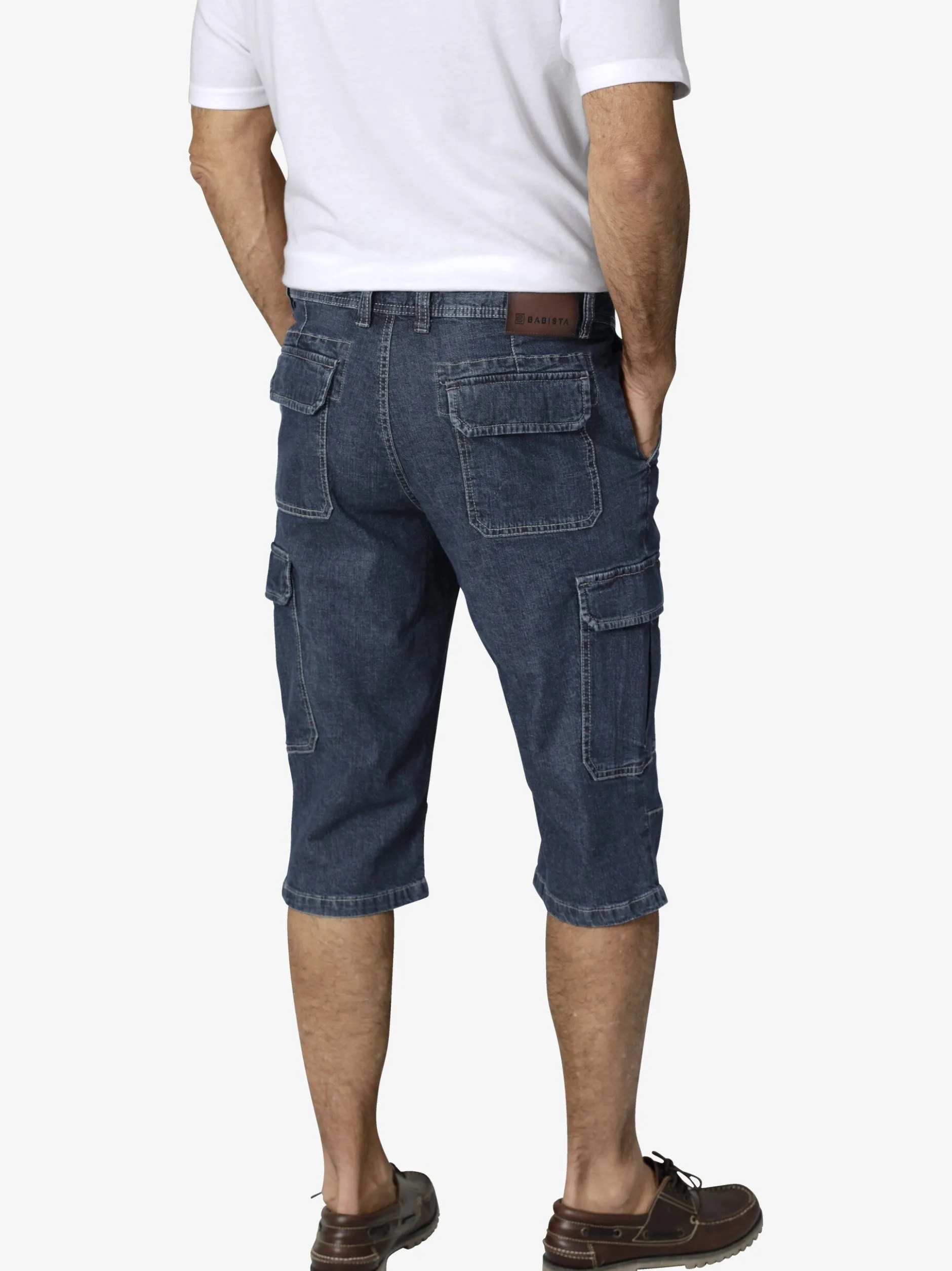 BABISTA Herren Bermuda - FLORELLETTA in blau