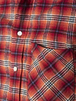 BABISTA Herren Flanellhemd - FLOREVERTI in rot