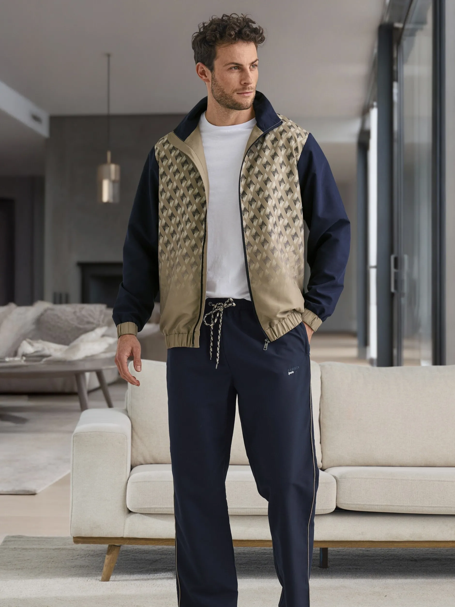 BABISTA Herren Freizeitanzug - TOMEA in beige blau
