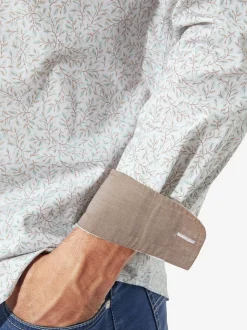 BABISTA Herren Hemd - HALDIR in beige - Ausschnitt: Kent