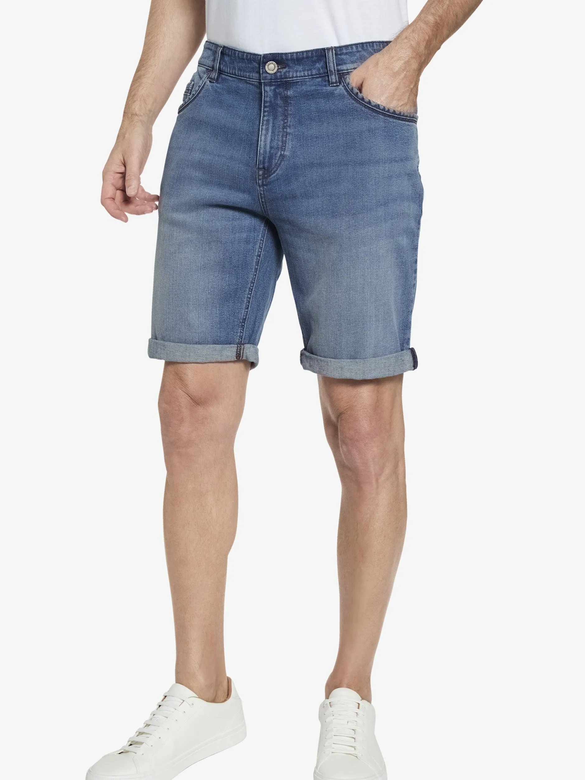 BABISTA Herren Jeansbermuda - CARZINI in blau