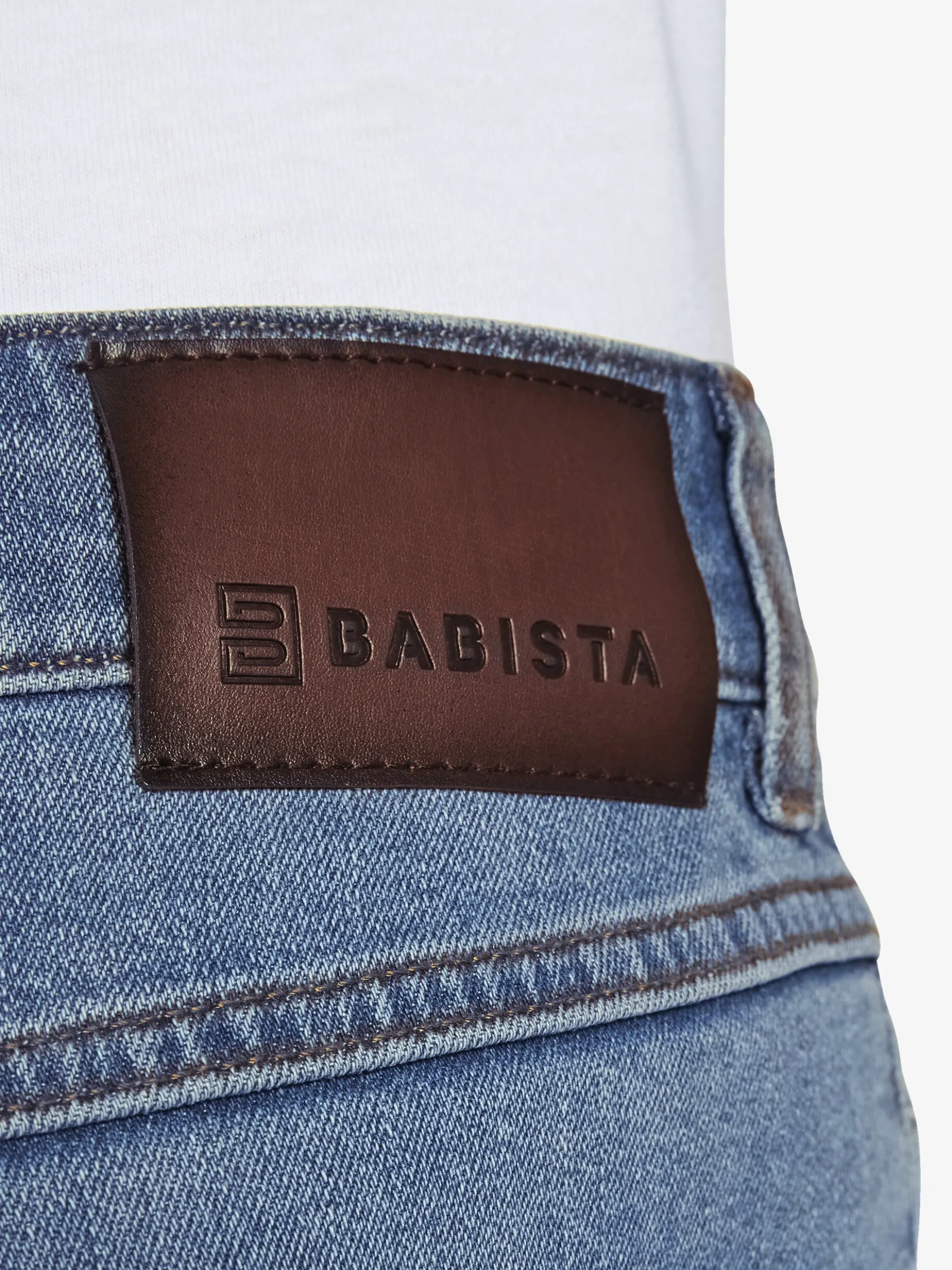 BABISTA Herren Jeansbermuda - CARZINI in blau