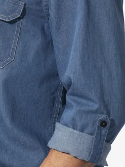 BABISTA Herren Jeanshemd - OLAR in blau - Ärmel: langarm
