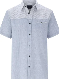 BABISTA Herren Kurzarmhemd - JUVINO in blau