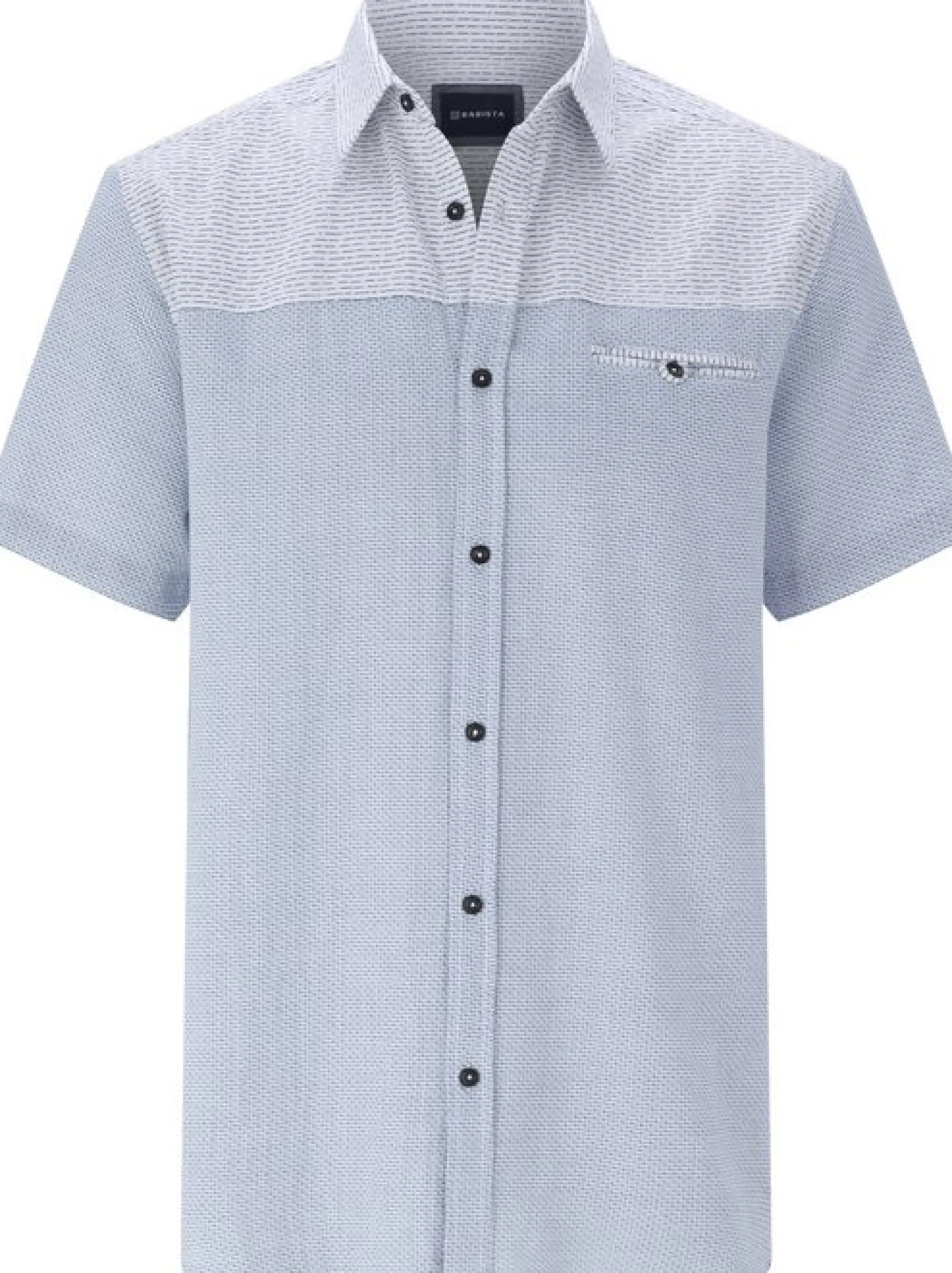 BABISTA Herren Kurzarmhemd - JUVINO in blau