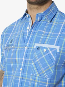 BABISTA Herren Kurzarmhemd - VALALDO in blau