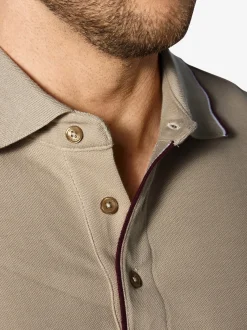 BABISTA Herren Langarm-Poloshirt - MILANVETZO in beige