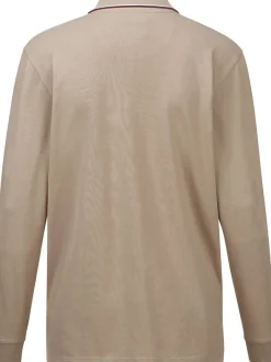 BABISTA Herren Langarm-Poloshirt - MILANVETZO in beige