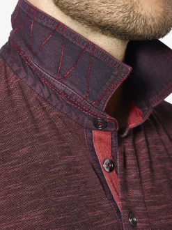 BABISTA Herren Langarm-Poloshirt - ZUPATERRI in rot