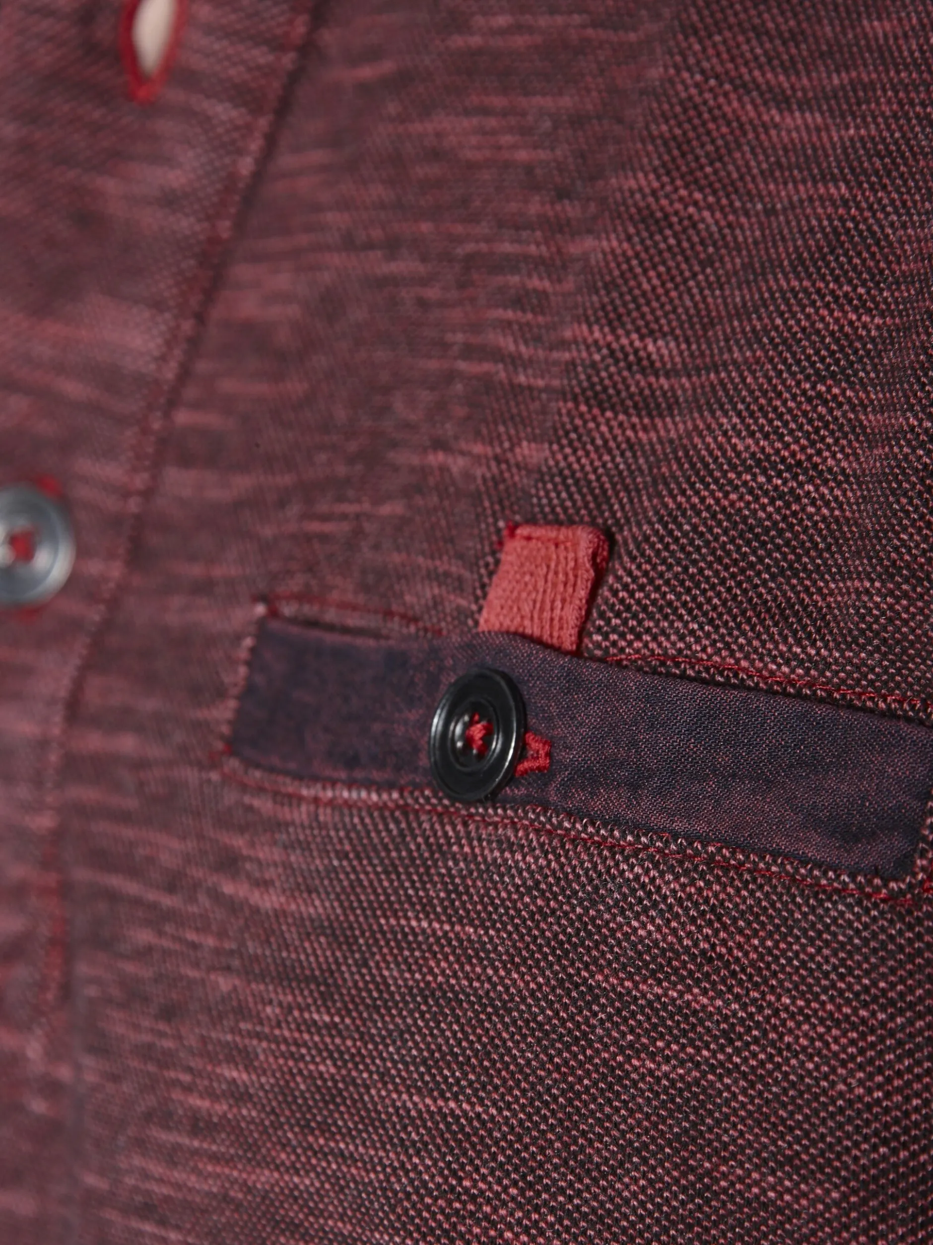 BABISTA Herren Langarm-Poloshirt - ZUPATERRI in rot