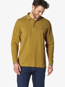 BABISTA Herren Langarm-Poloshirt - MILANVETZO in gelb