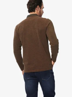BABISTA Herren Langarm-Poloshirt - ZUPATERRI in braun