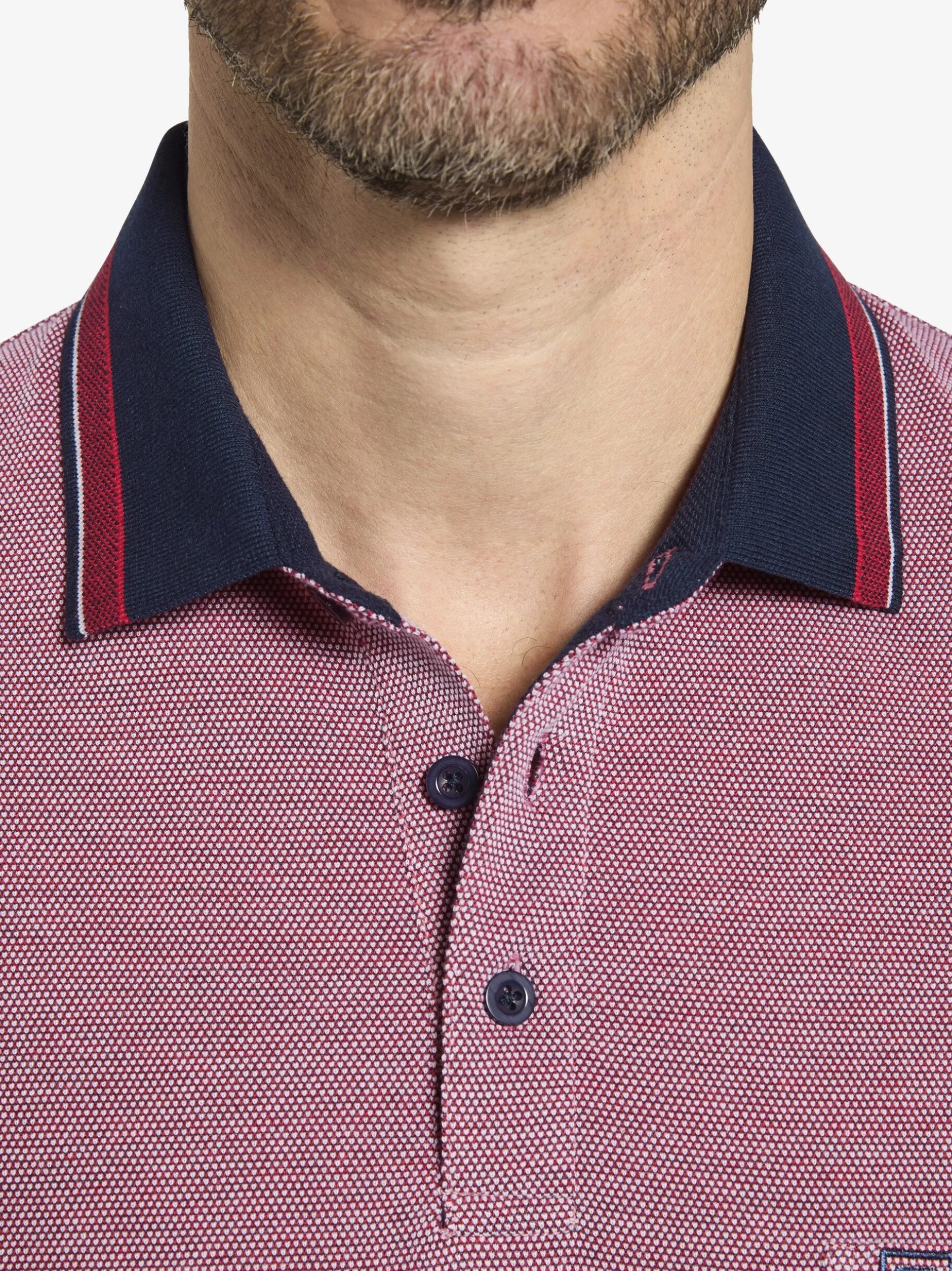 BABISTA Herren Poloshirt - FLORELLO in rot