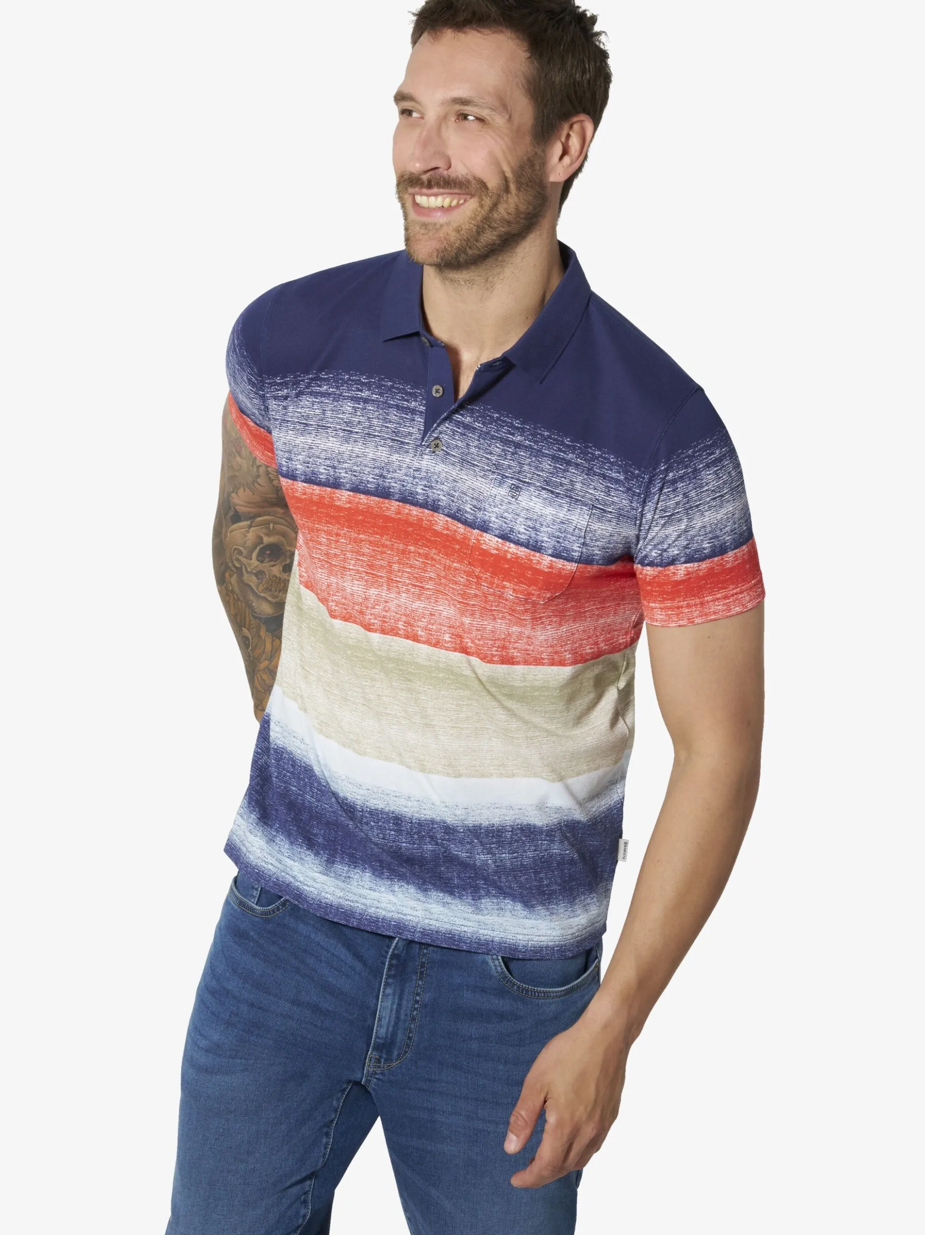 BABISTA Herren Poloshirt - JORLOS in blau