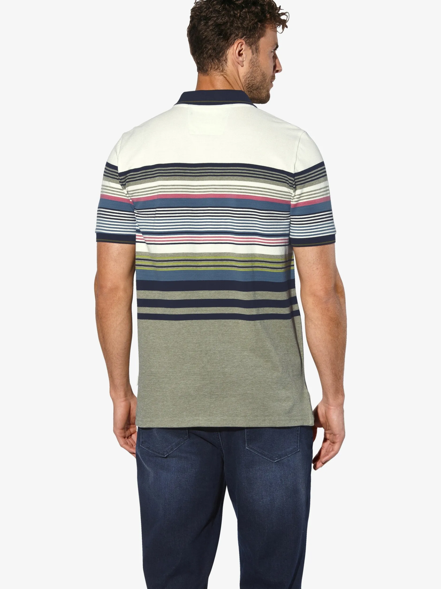 BABISTA Herren Poloshirt - ORVINO in weiß oliv