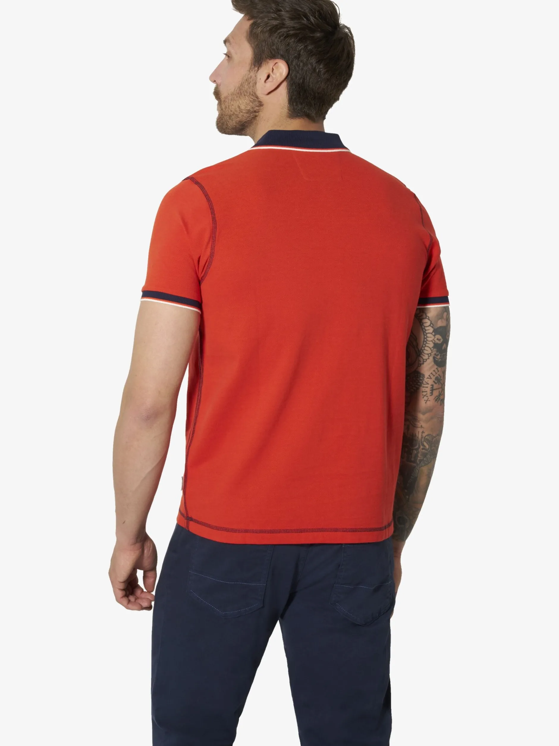 BABISTA Herren Poloshirt - RIGIO in rot - Ärmel: kurzarm