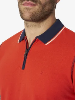 BABISTA Herren Poloshirt - RIGIO in rot - Ärmel: kurzarm