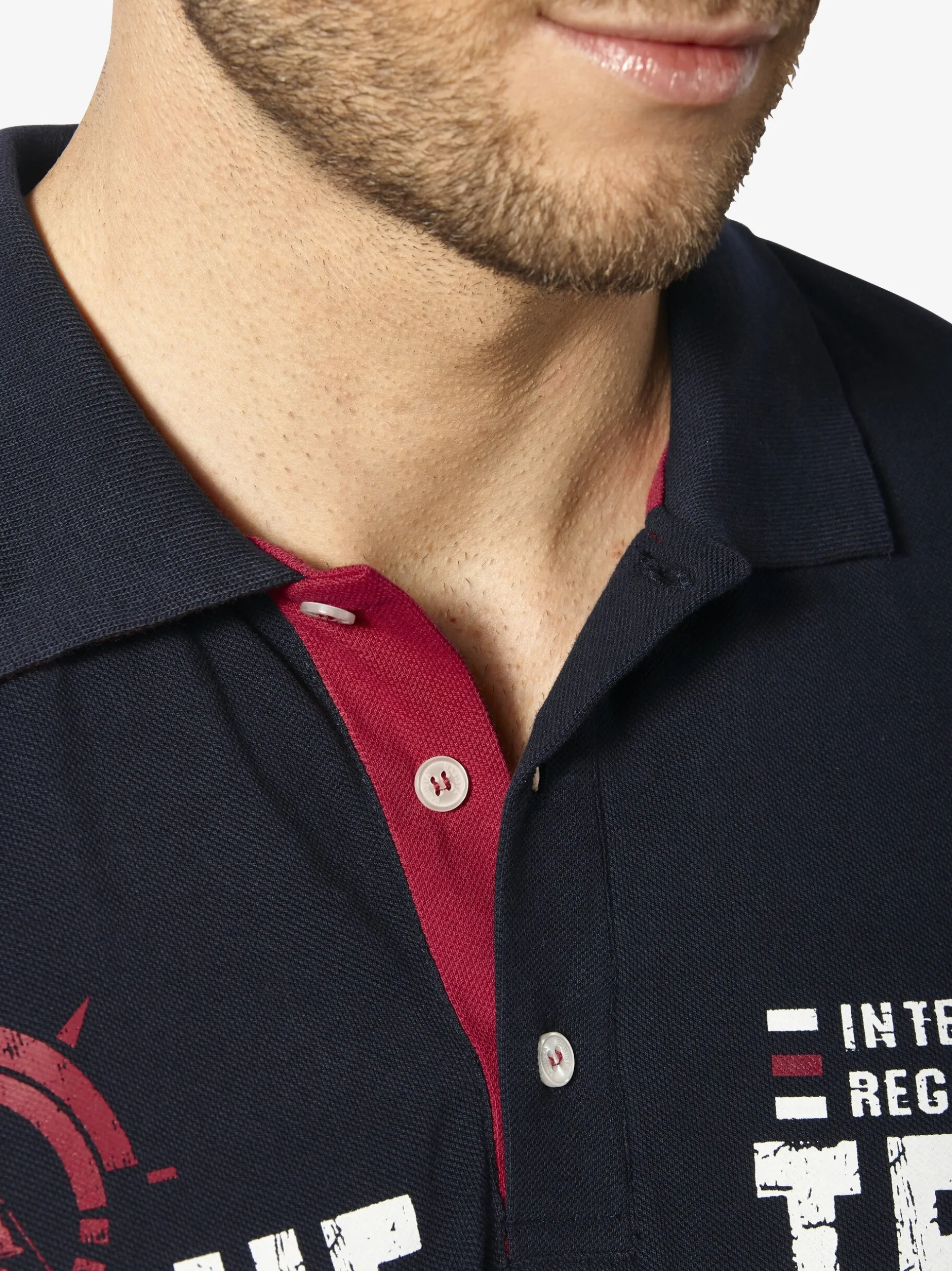 BABISTA Herren Poloshirt - TATOLETTI in blau