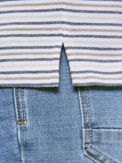 BABISTA Herren Poloshirt - TOSCANETTI in weiß blau