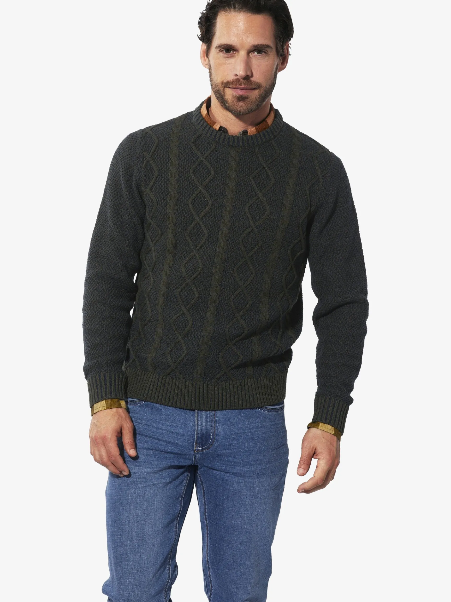 BABISTA Herren Pullover - BARLINO in oliv