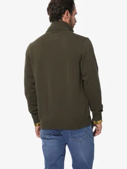BABISTA Herren Strickjacke - HALOR in oliv