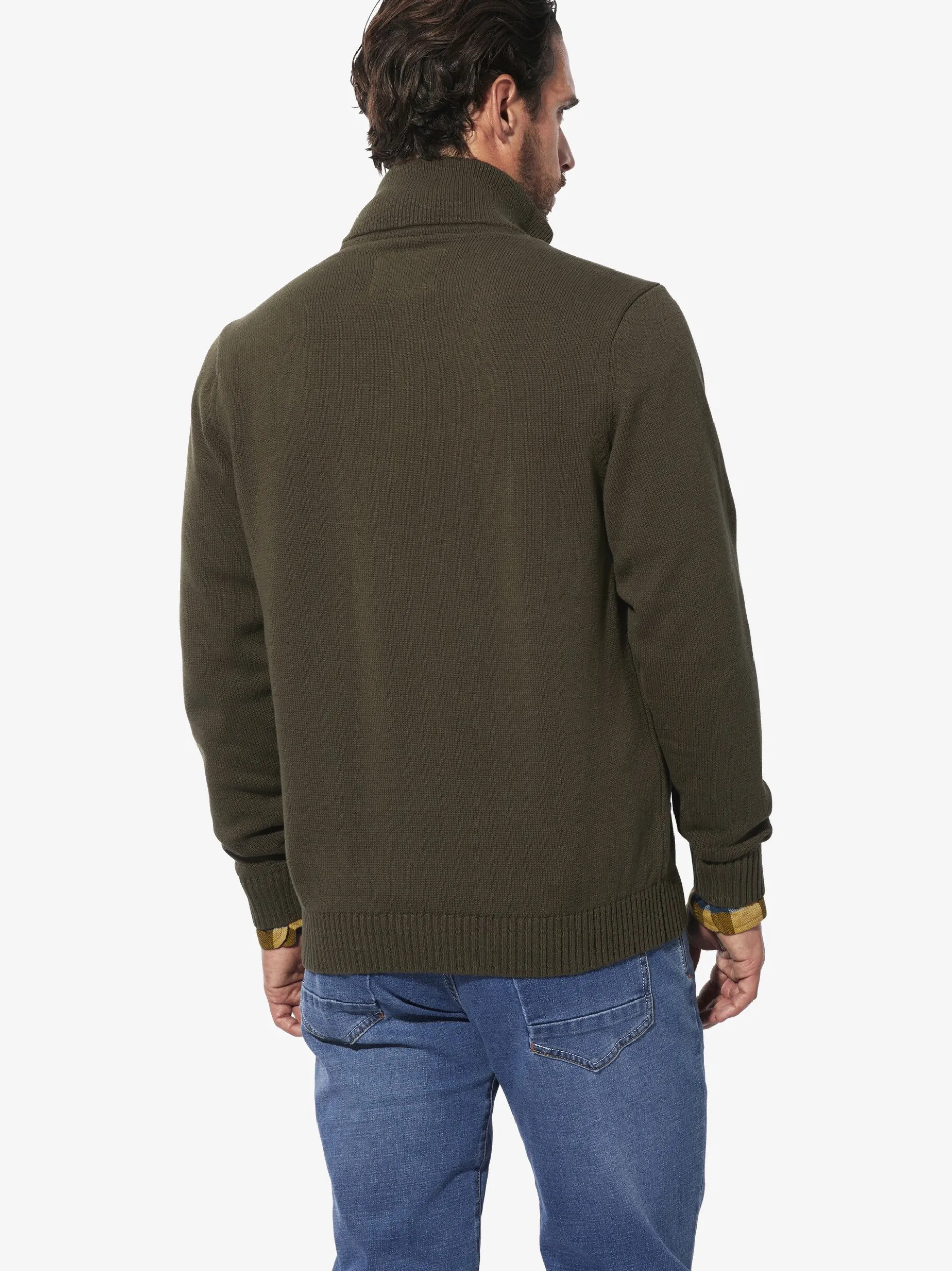 BABISTA Herren Strickjacke - HALOR in oliv