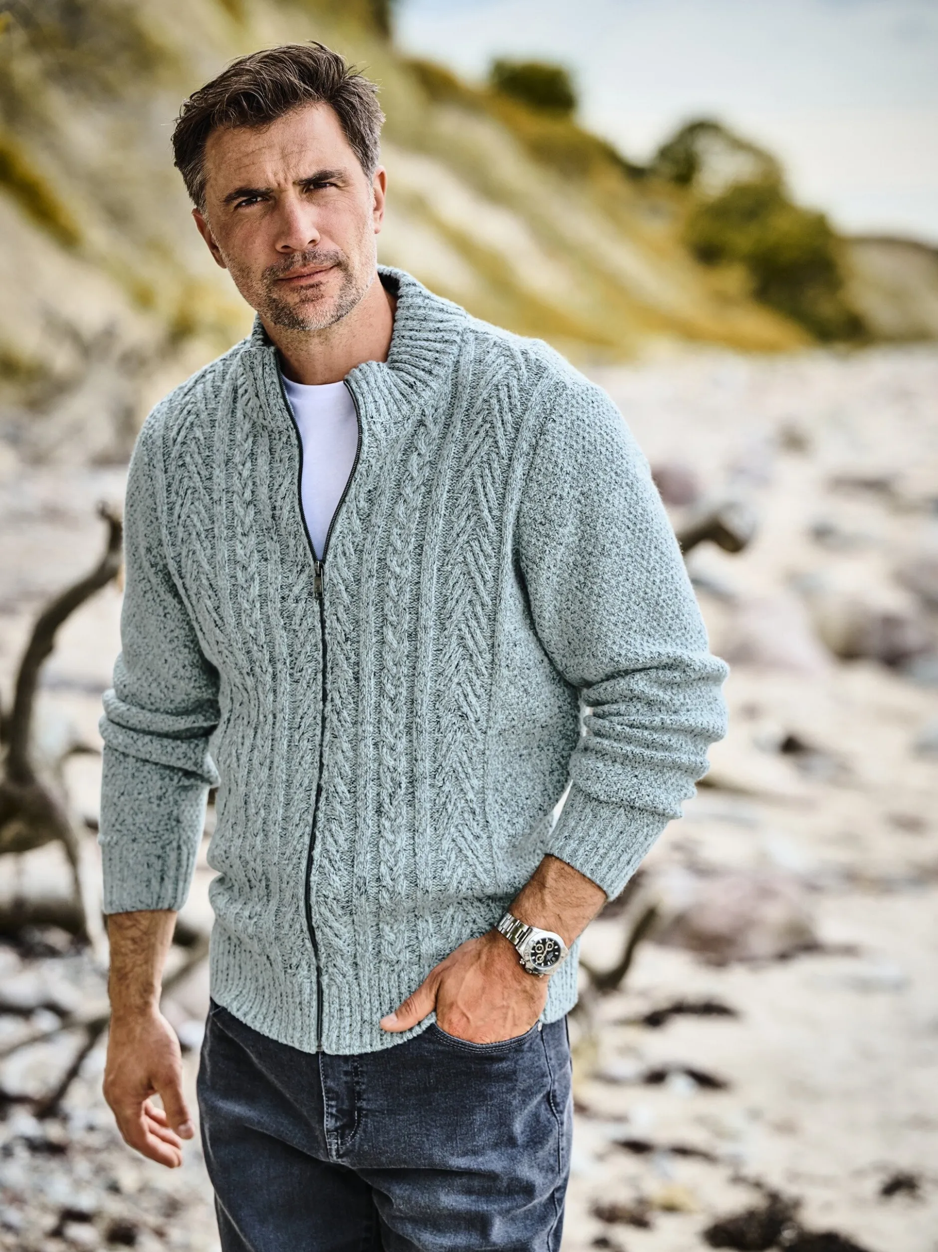 BABISTA Herren Strickjacke - NERADO in mint