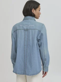Ball Damen Jeanshemd BALEON in blau