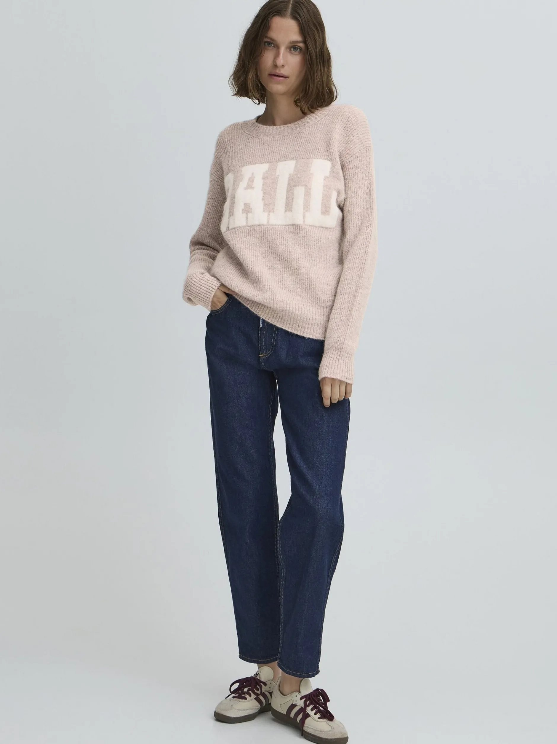 Ball Damen Strickpullover BASTACY in nude