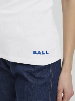 Ball Damen T-Shirt kurzarm BAALTOBELLI in weiß