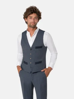 Benvenuto Herren Anzugweste UMILE in blau