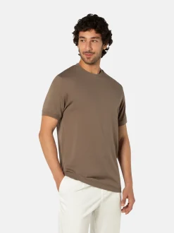 Benvenuto Herren T-Shirt - AURELIO in braun
