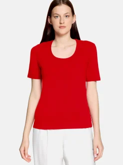 Betty Barclay Damen Basic Shirt in rot