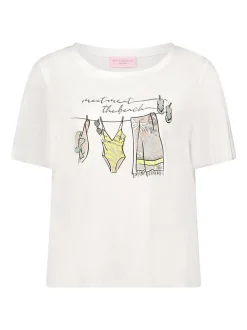 Betty Barclay Damen Basic Shirt in weiß mehrfarbig