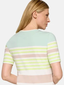 Betty Barclay Damen Basic Shirt in mehrfarbig beige