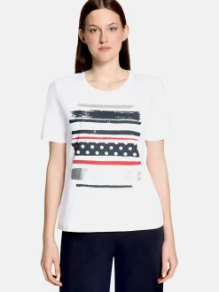 Betty Barclay Damen Basic Shirt in weiß