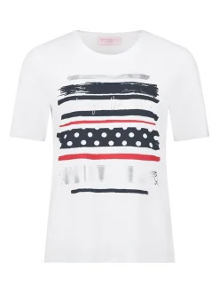 Betty Barclay Damen Basic Shirt in weiß