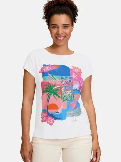 Betty Barclay Damen Basic Shirt in grau