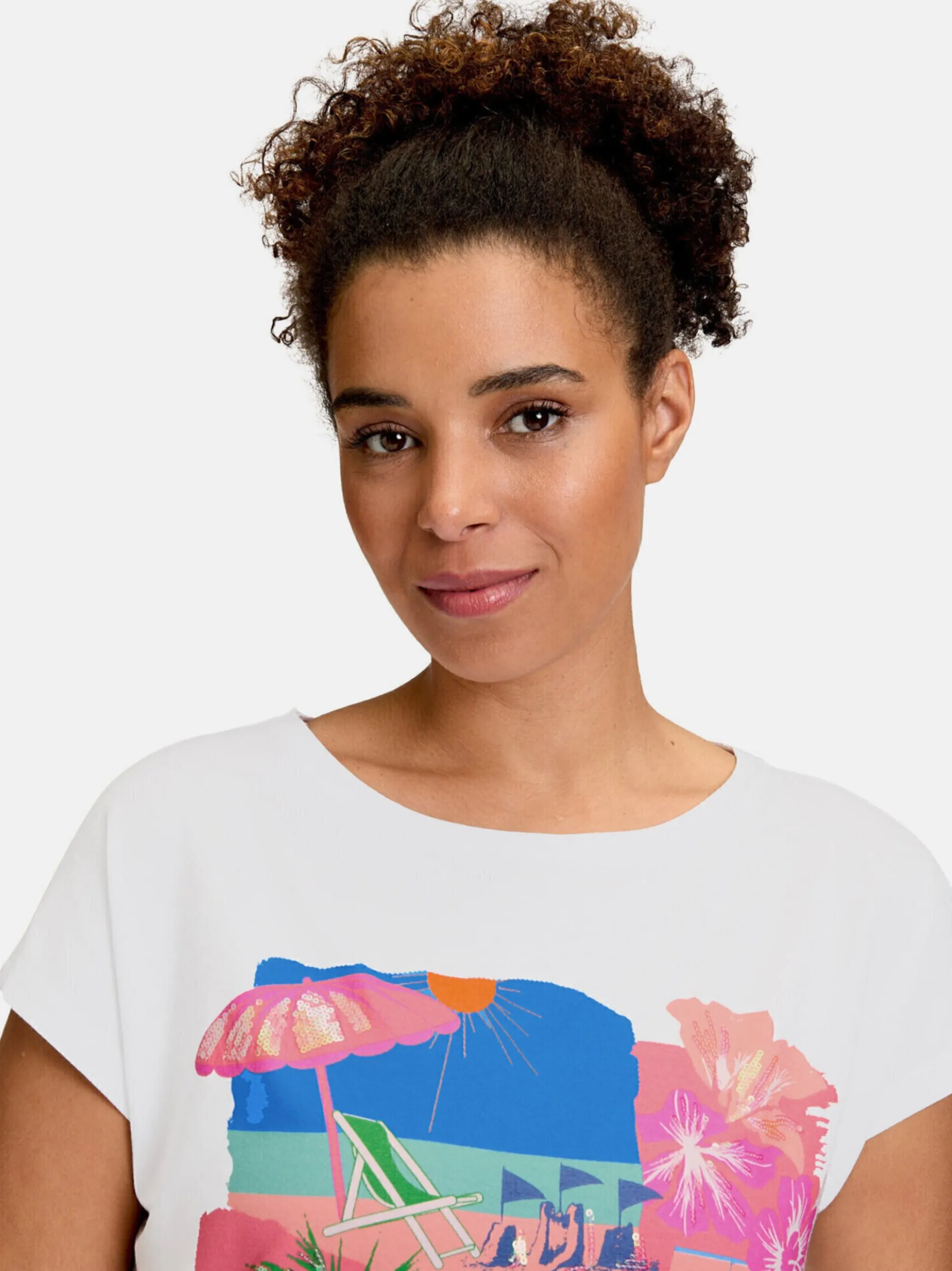 Betty Barclay Damen Basic Shirt in grau