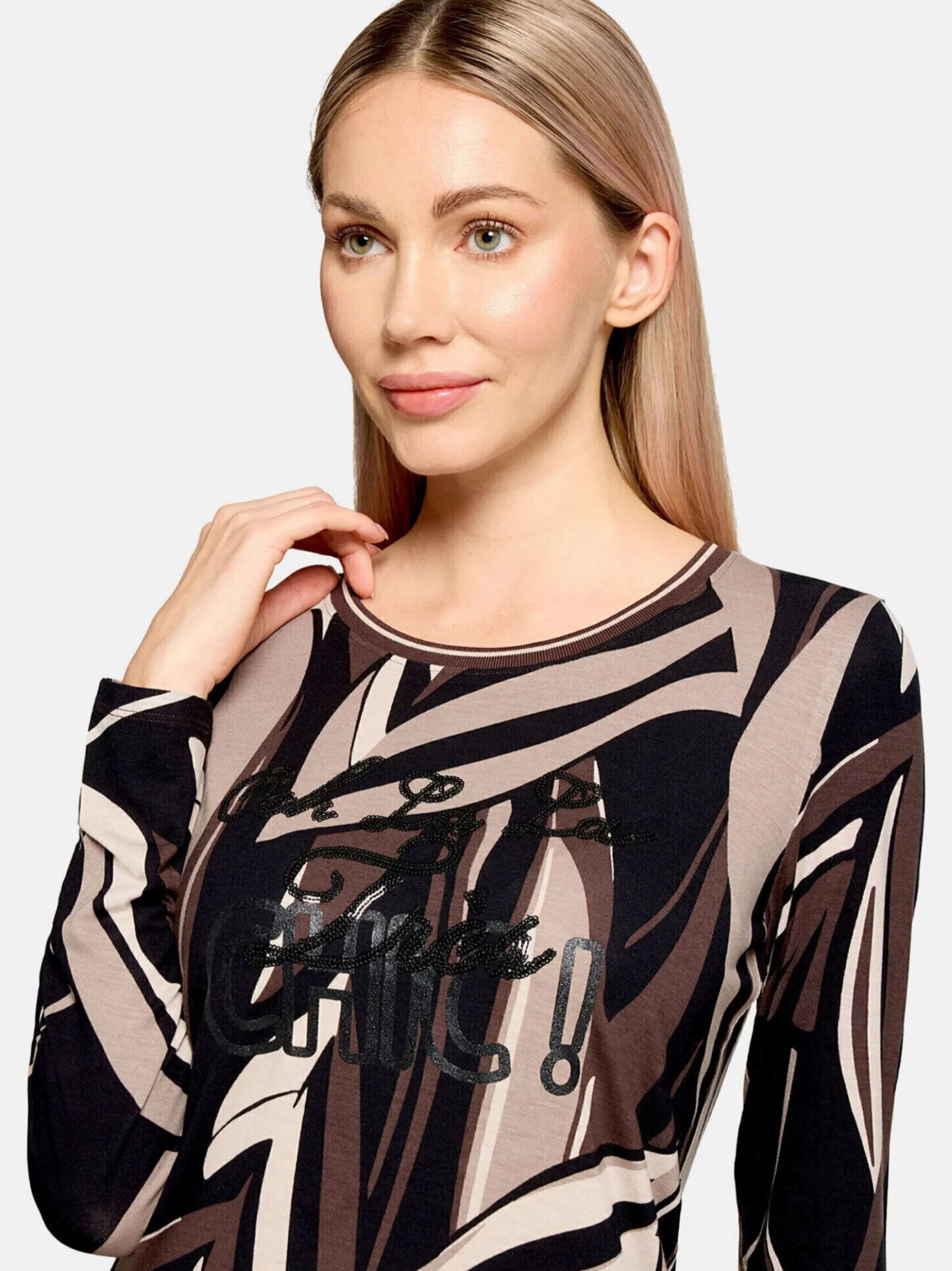 Betty Barclay Damen Basic Shirt in mehrfarbig