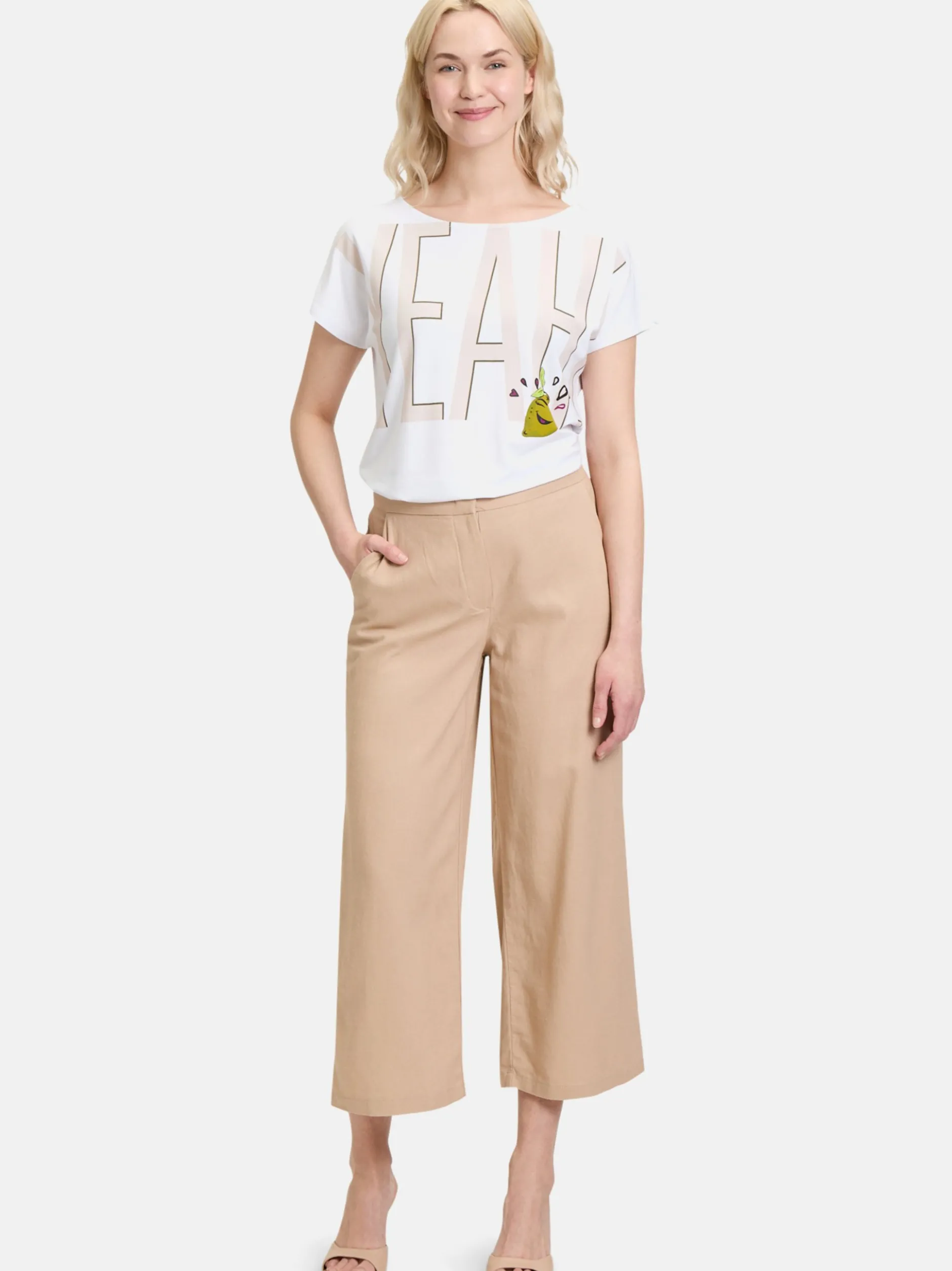 Betty Barclay Damen Basic Shirt in beige