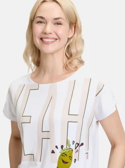 Betty Barclay Damen Basic Shirt in beige