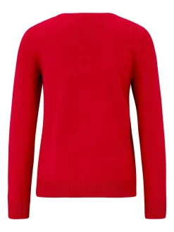 Betty Barclay Damen Basic-Strickpullover in rot